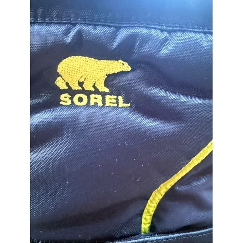 ❄️ Sorel Women's‎ Snow Boots Waterproof Insulated Black Neon Size 7 ❄️